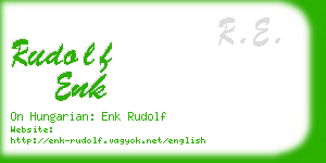 rudolf enk business card